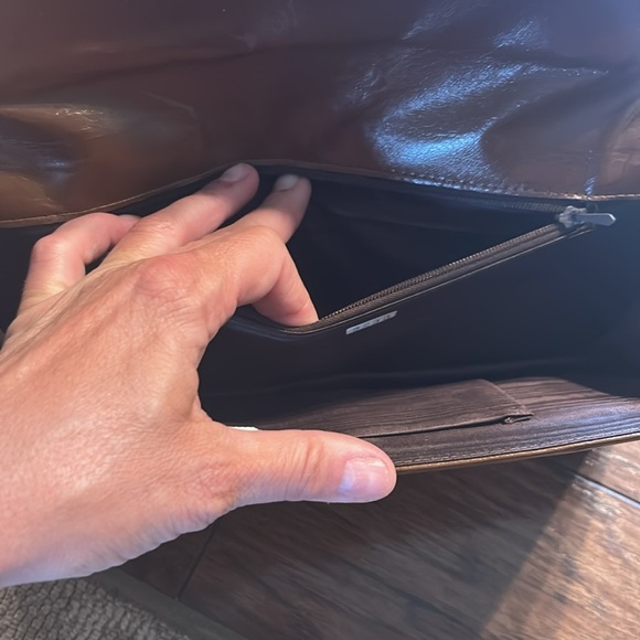 Vintage Genuine snake skin clutch made in Argentina - Picture 7 of 13